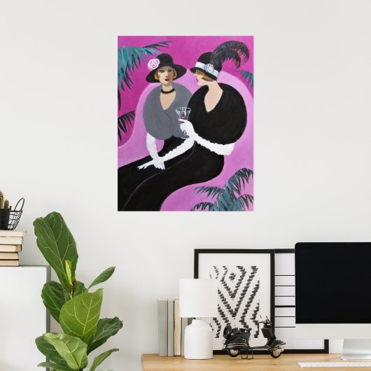 Girl Talk Poster (Thuiskantoor)