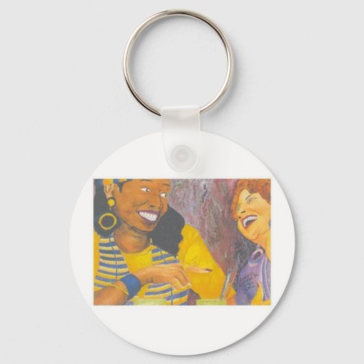 Girl Talk Sleutelhanger (Voorkant)