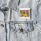 Girl Talk Vierkante Button 5,1 Cm (In situ)