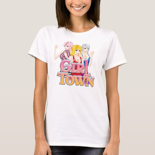 Girl Town T-shirt (Voorkant)
