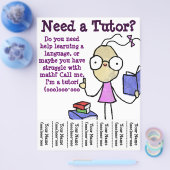 Girl Tutor Flyer (Enkel)