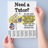 Girl Tutor Flyer (Hand)