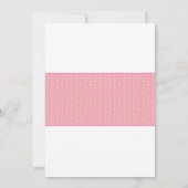 Girl Twins Damask Baptism Invitation Kaart (Achterkant)