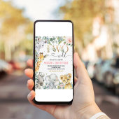 Girl Two Wild 2nd Gold Oerwoud Animals Verjaardag Kaart