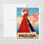 Girl uit Procida, Napels, Italië Briefkaart (Voorkant / Achterkant)