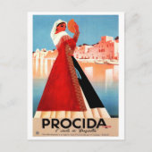 Girl uit Procida, Napels, Italië Briefkaart (Voorkant)