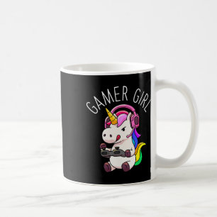Girl Unicorn Gaming Cute Video Game Gift Women Gir Koffiemok