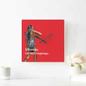 ~Girl, wat ik ook ben, ik ben altijd te laat. Vierkante Klok (Huis)