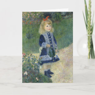 Girl Watering kan de impressionist schilderen Kaart