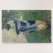 Girl Watering kan de impressionist schilderen Legpuzzel (Horizontaal)
