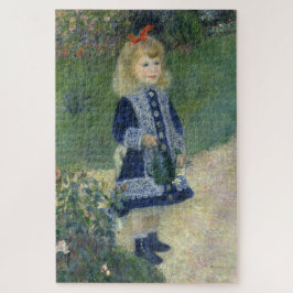 Girl Watering kan de impressionist schilderen Legpuzzel