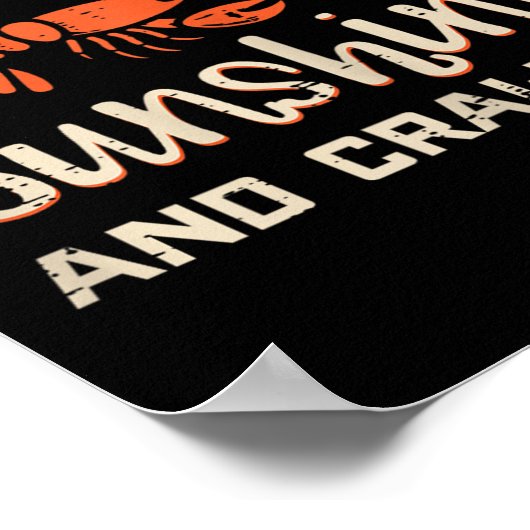 Girl Who Loves Sunshine Crawfish Crayfish Girls Ki Poster (Hoek)