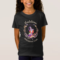 Girl Witch Birthday Waterverf