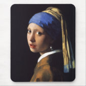 Girl with a pearl earring. By Johannes Vermeer Muismat (Voorkant)