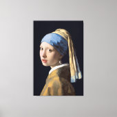 Girl with a Pearl Earring Canvas Afdruk (Voorkant)