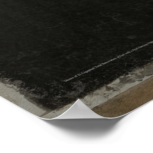 Girl with a Pearl Earring K.  Orooj Profoundism Poster (Hoek)