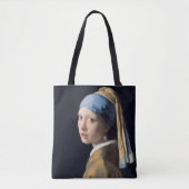 Girl with a Pearl Earring Tote Bag (Voorkant)