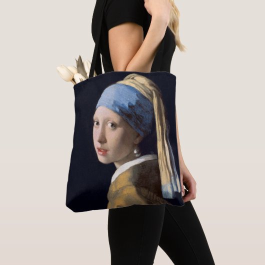 Girl with a Pearl Earring Tote Bag (Dichtbij)
