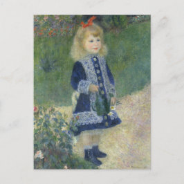 Girl with a Watering Can Renoir Briefkaart