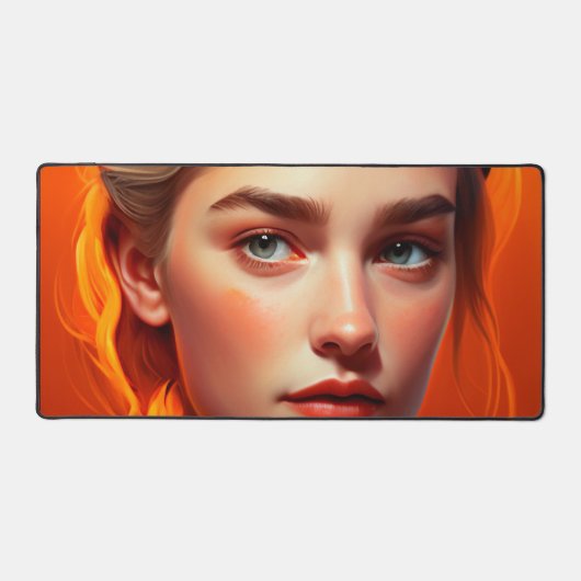 Girl with blue eyes bureaumat (Voorkant)