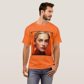 Girl with blue eyes t-shirt (Voorkant volledig)