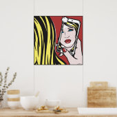 Girl With Camera Poster (Keuken)