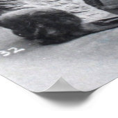 Girl with Chocolates and Easter Bunny Poster (Hoek)