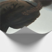 Girl with clouds cadeaupapier (Hoek)