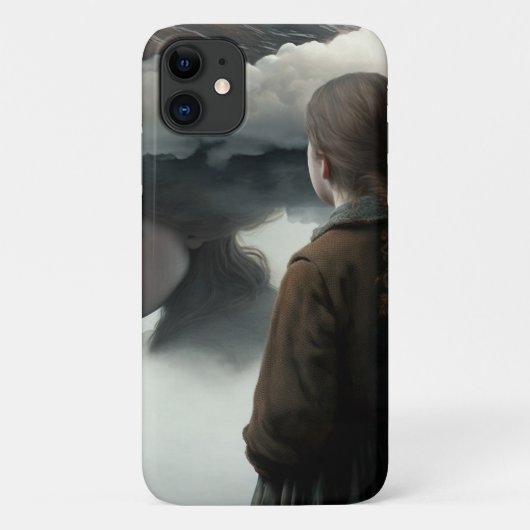 Girl with clouds Case-Mate iPhone case (Achterkant)