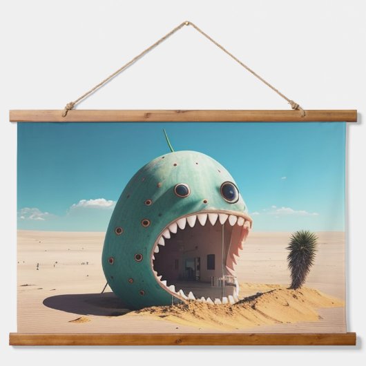 Girl with clouds hangend wandkleed (Voorkant 3)