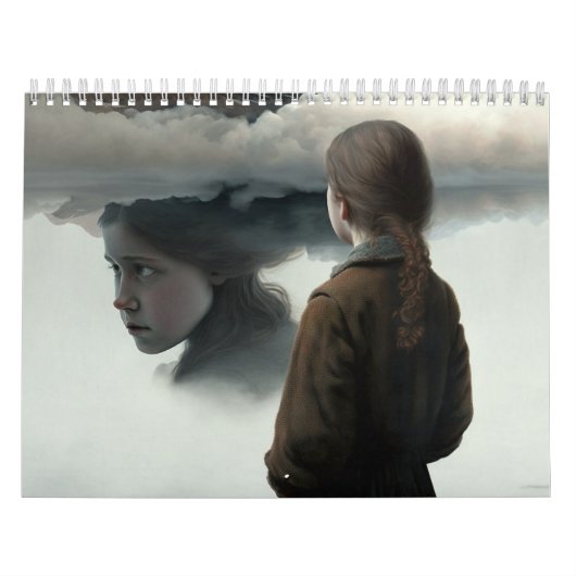 Girl with clouds kalender (Hoes)