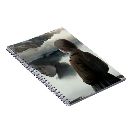 Girl with clouds notitieboek (Rechterzijde)