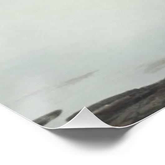 Girl with clouds perfect poster (Hoek)