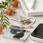 Girl with clouds sleutelhanger (Voorkant Rechts)