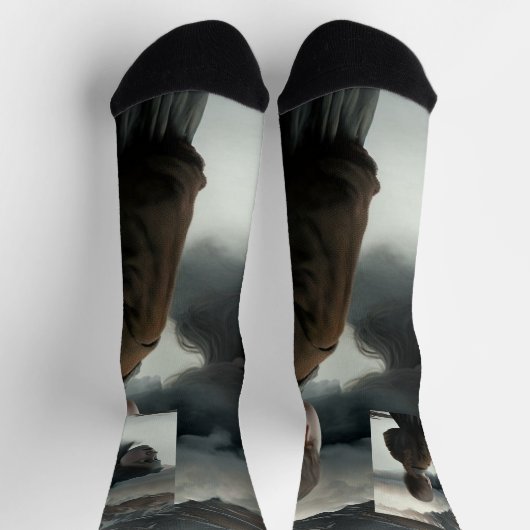 Girl with clouds sokken (Top)