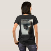 Girl with clouds t-shirt (Achterkant volledig)