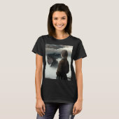 Girl with clouds t-shirt (Voorkant volledig)