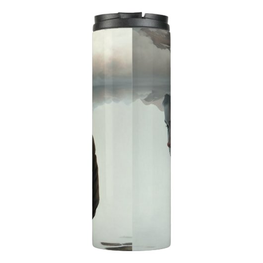 Girl with clouds thermosbeker (Achterkant)