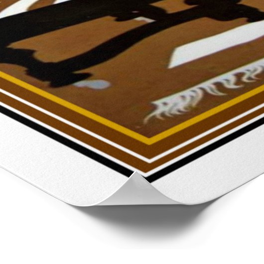 "Girl With Collie" Deco Afdruk van Cole Phillips Poster (Hoek)