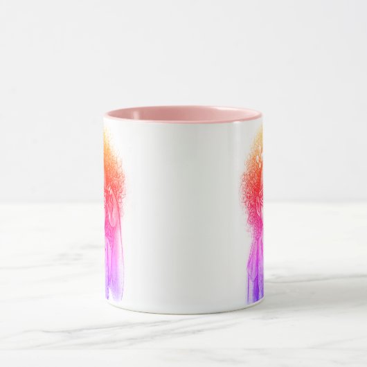 Girl with glasses,  mok (Midden)