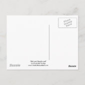 "Girl with Greyhound" Briefkaart Dog Art (Achterkant)