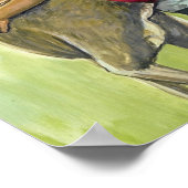 "Girl with Greyhound" — Reproduction print van Dog (Hoek)