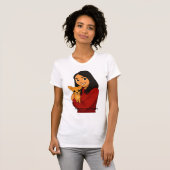 Girl with her doggy t-shirt (Voorkant volledig)