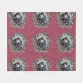 girl with jamie flowersWrapping Paper Fleece Deken (Voorkant (Horizontaal))