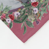 girl with jamie flowersWrapping Paper Fleece Deken (Hoek)