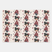 Girl with Magic Wand and Butterflies Pattern Inpakpapier Vel (Voorkant)