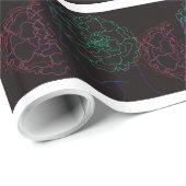 Girl with Marigold Afro Puffs Cadeaupapier (Rol Hoek)