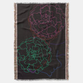 Girl with Marigold Afro Puffs Deken (Voorkant Verticaal)