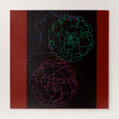 Girl with Marigold Afro Puffs Jigsaw Puzzle Legpuzzel (Horizontaal)