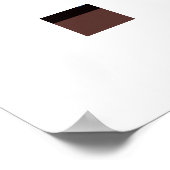 Girl with Marigold Afro Puffs Poster (Hoek)